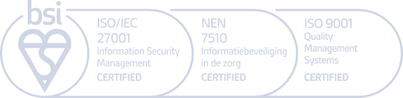 Certifications ISO 9001 ISO 27001 NEN 7510